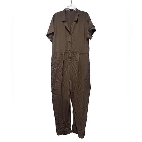 American Eagle Brown Women's Jumpsuit Sz XXL - Picture 2 of 2
